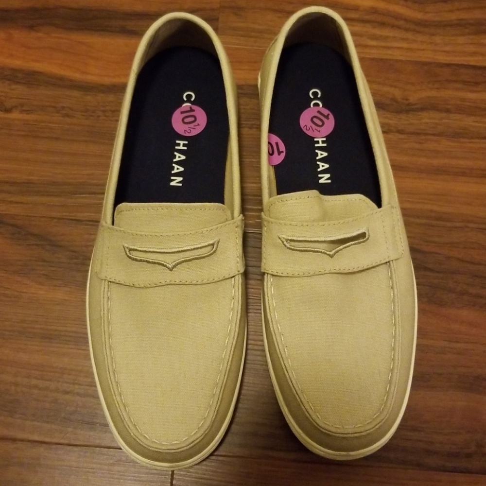 Cole Haan Beige Loafers  10.5 - New With Tags